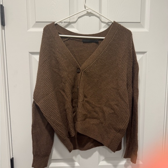 Jenni Kayne Cropped Cocoon Cardigan Sweater